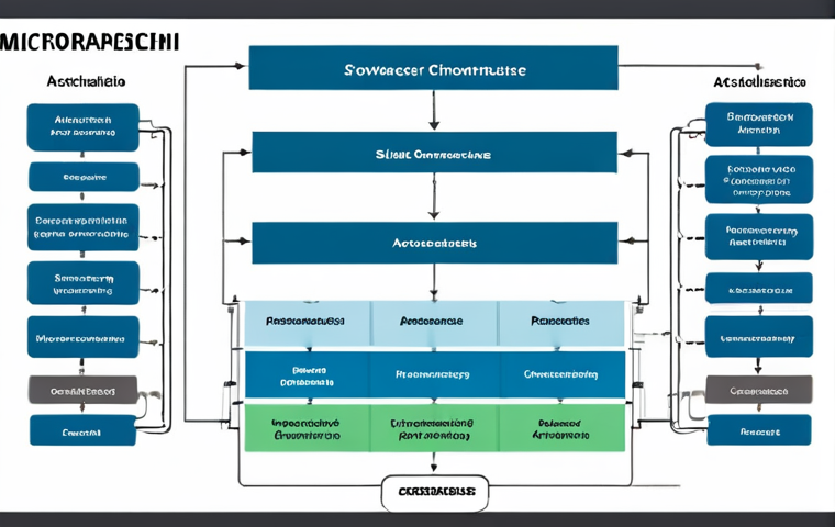 **
"Modern, clean software architecture diagram illustrating microservices communicating via APIs. Emphasize scalability and flexibility. In the style of a tech conference presentation slide, Polish text labels."
**
