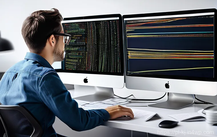 모델 뷰 컨트롤러 MVC  패턴의 실용적 이해 - **A developer's journey from chaos to clarity with MVC:**
    A dynamic split image. On the left sid...